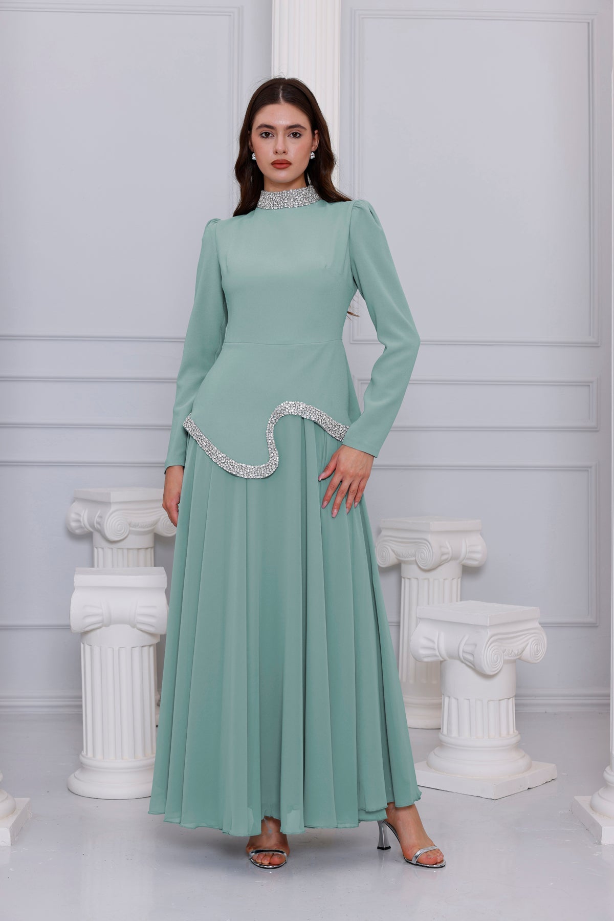 SMG Ayla Special Occasions Dress Mint