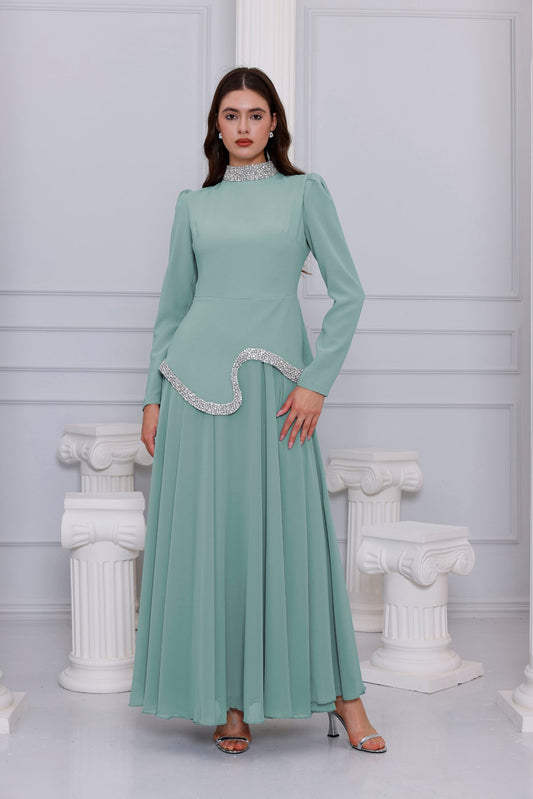 SMG Ayla Special Occasions Dress Mint