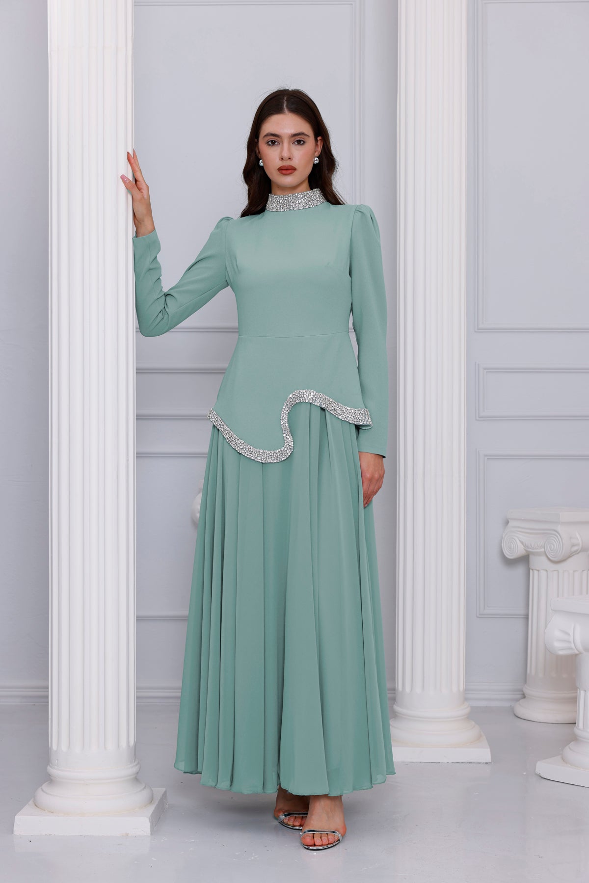 SMG Ayla Special Occasions Dress Mint